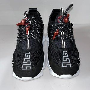 VERSACE MENS CHAIN REACTION SIZE 11.5 US *FITS LIKE A 12 US** GREAT CONDITION